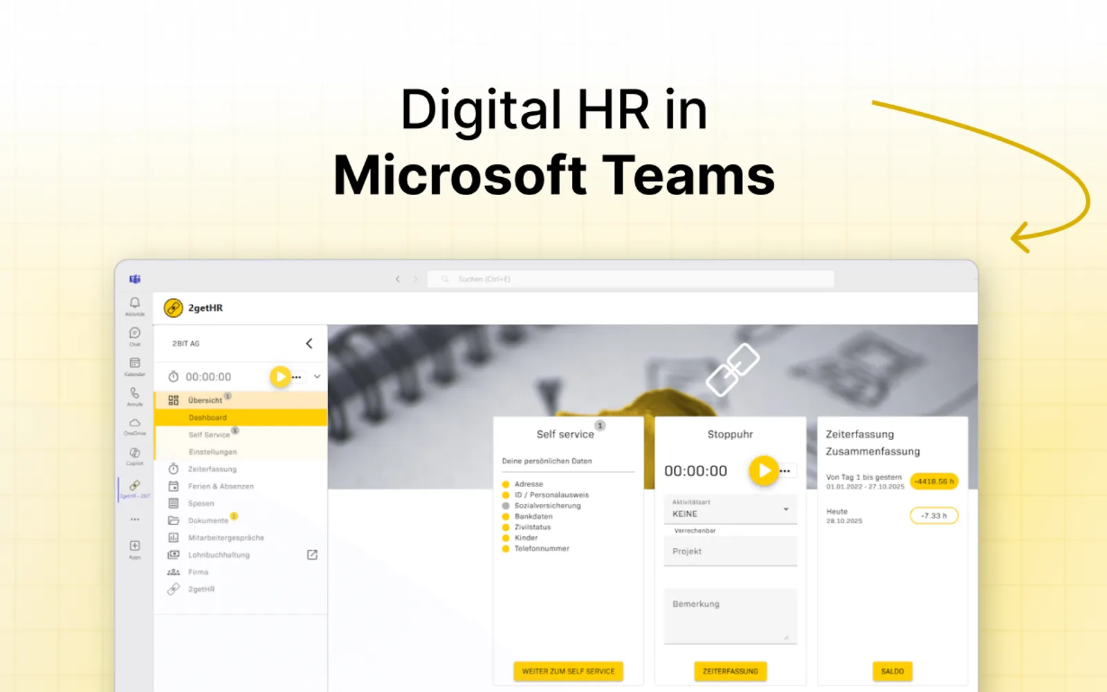 2getHR — screenshot from the Microsoft Marketplace listing