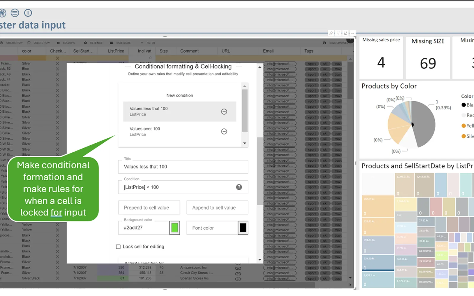 accoMASTERDATA Enterprise - Writeback, MDM, Masterdata, Table — screenshot from the Microsoft Marketplace listing
