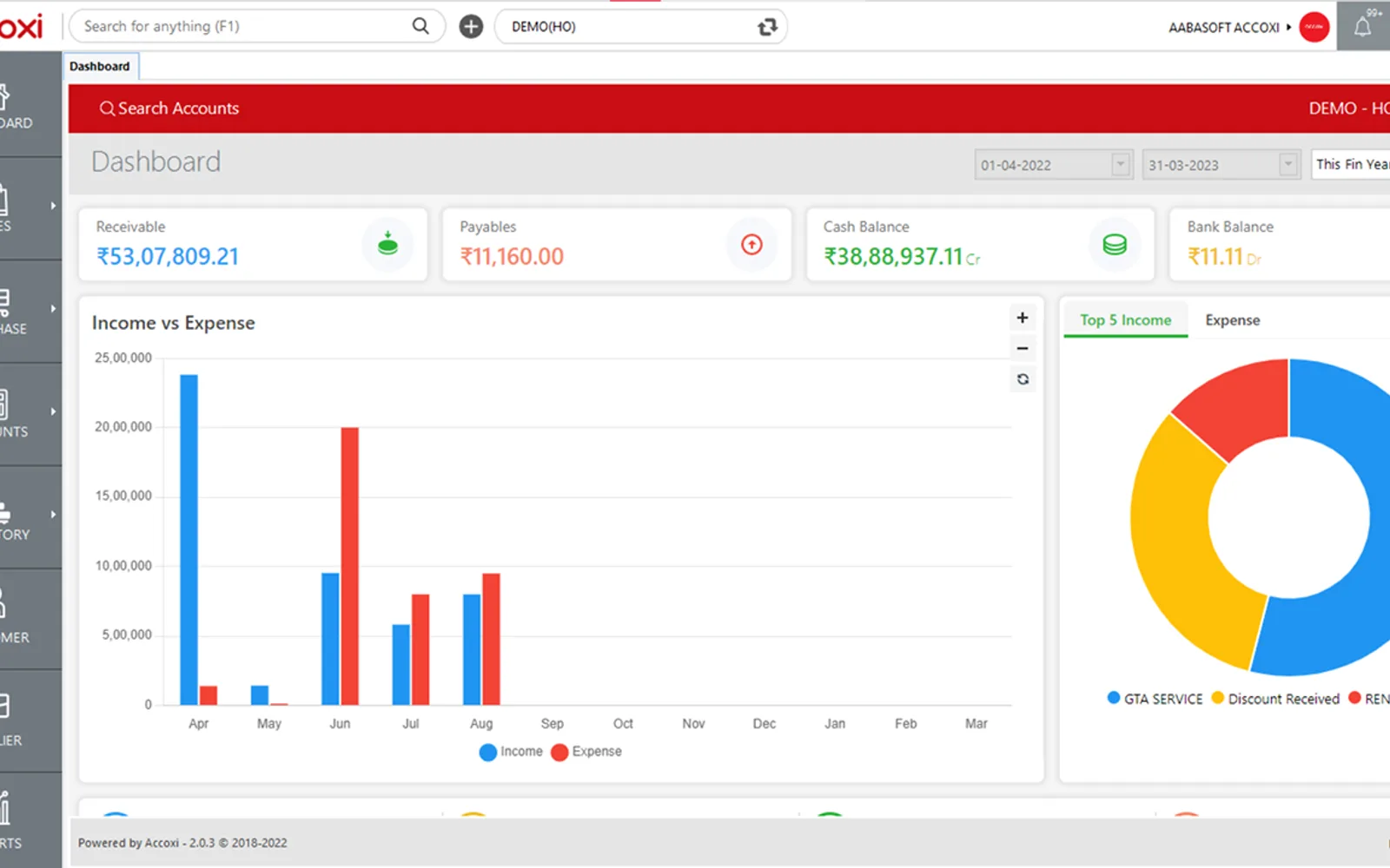 Accoxi — screenshot from the Microsoft Marketplace listing