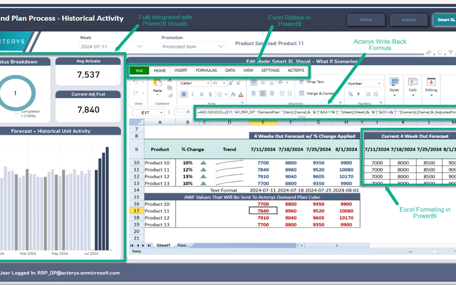 Acterys Smart XL — screenshot from the Microsoft Marketplace listing