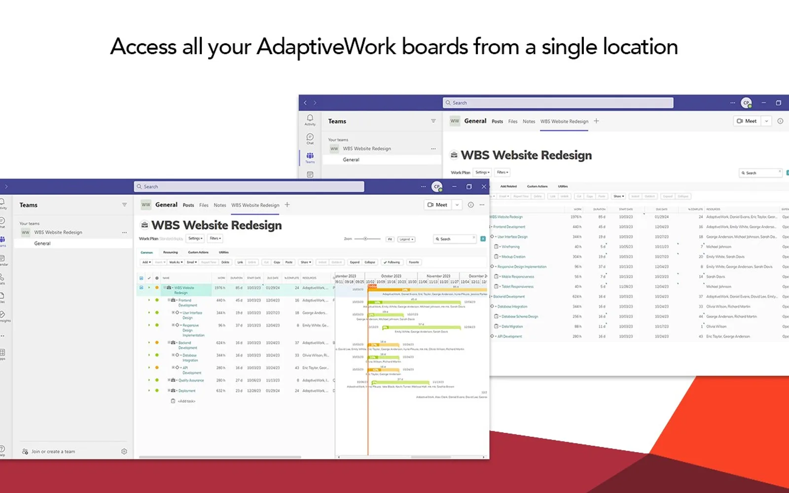 AdaptiveWork — screenshot from the Microsoft Marketplace listing