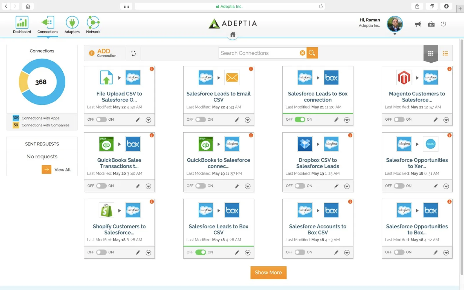 Adeptia Connect — screenshot from the Microsoft Marketplace listing