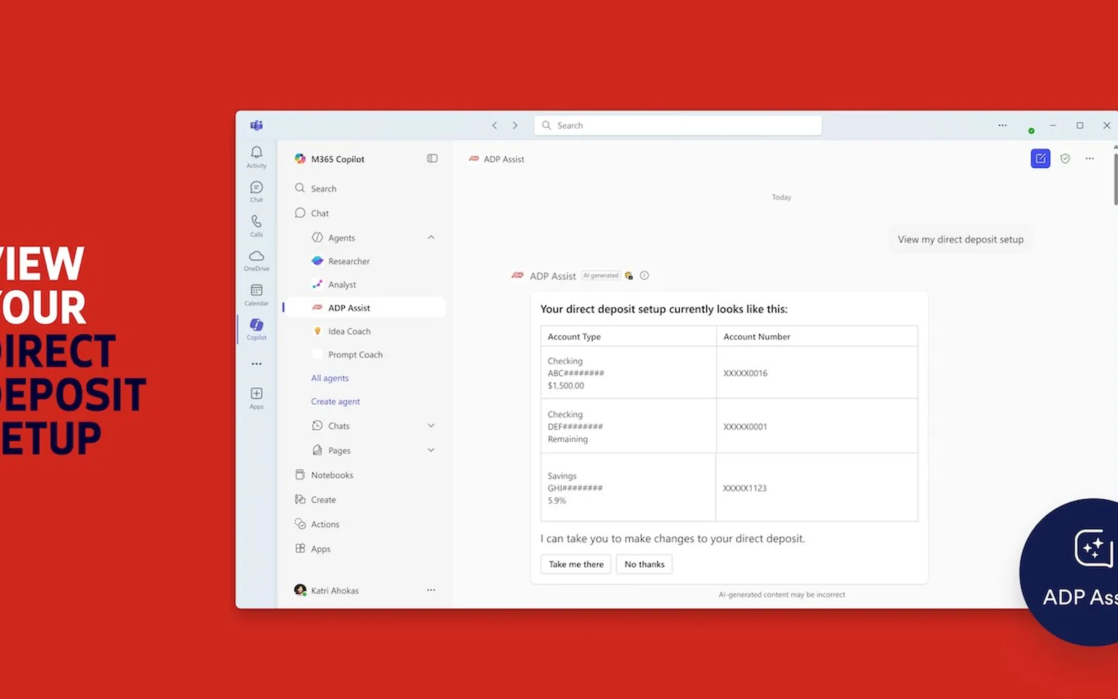 ADP Assist — screenshot from the Microsoft Marketplace listing