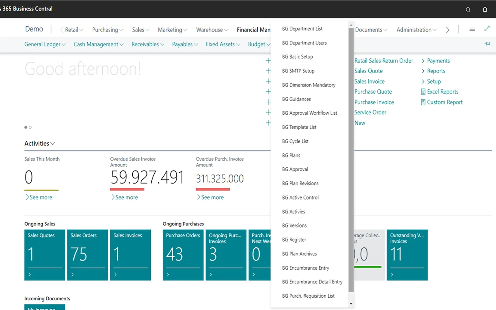 Advance Budget Control — screenshot from the Microsoft Marketplace listing