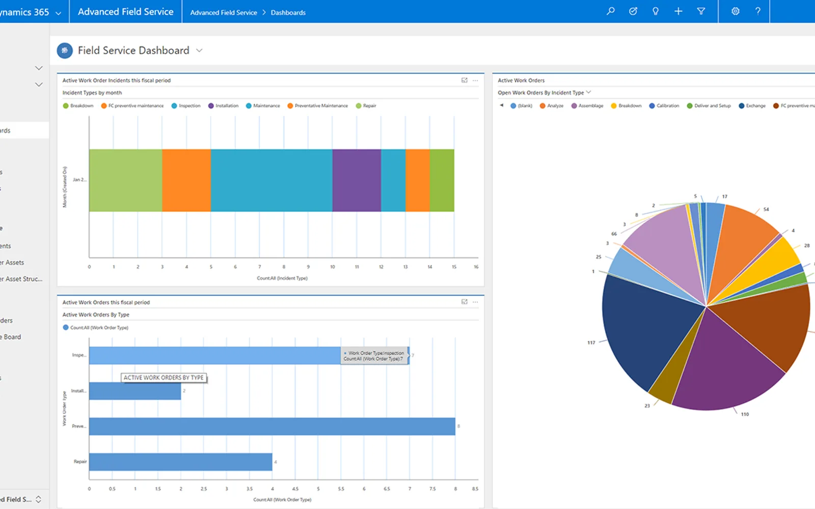 Advanced Field Service — screenshot from the Microsoft Marketplace listing