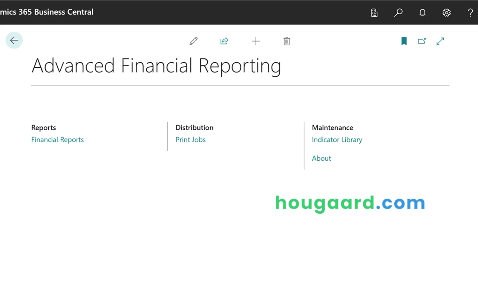 Advanced Financial Reporting — screenshot from the Microsoft Marketplace listing