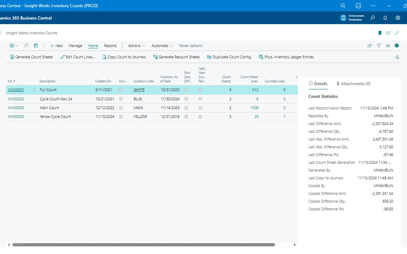 Advanced Inventory Count — screenshot from the Microsoft Marketplace listing