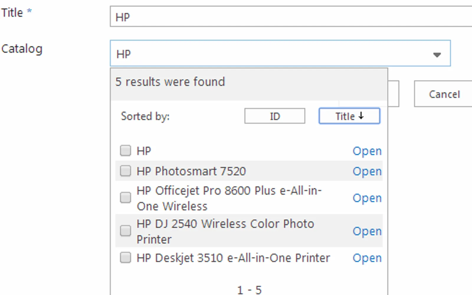 AdvancedLookup Demo — screenshot from the Microsoft Marketplace listing