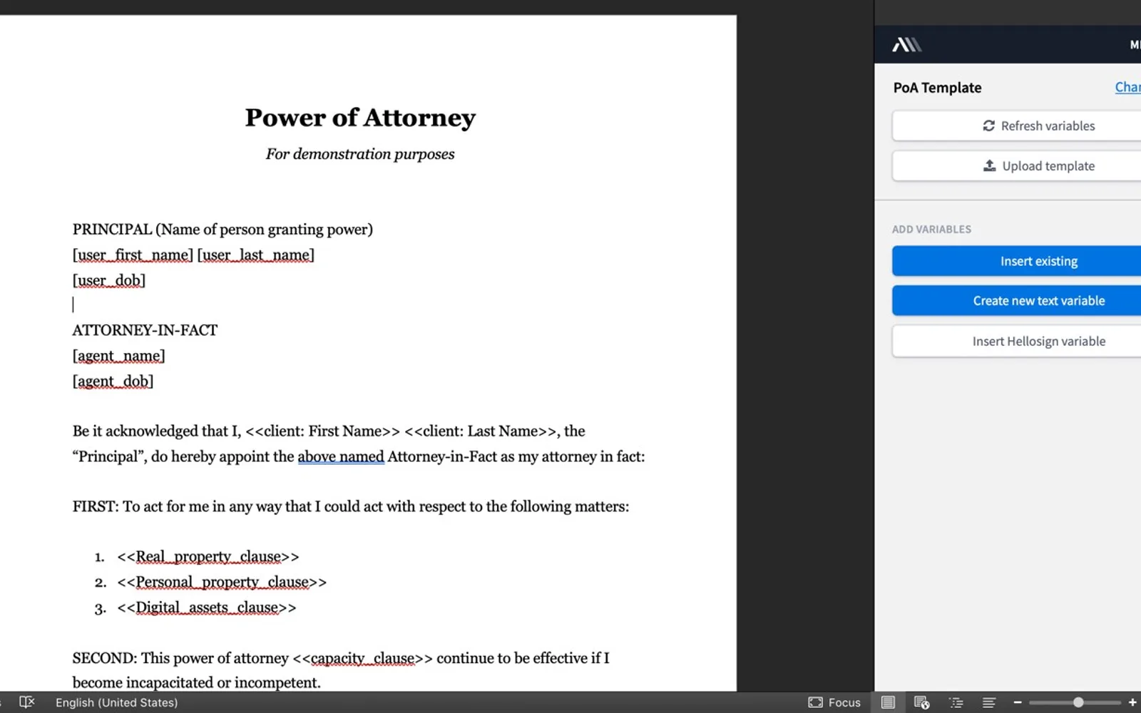 Afterpattern: Document Automation — screenshot from the Microsoft Marketplace listing