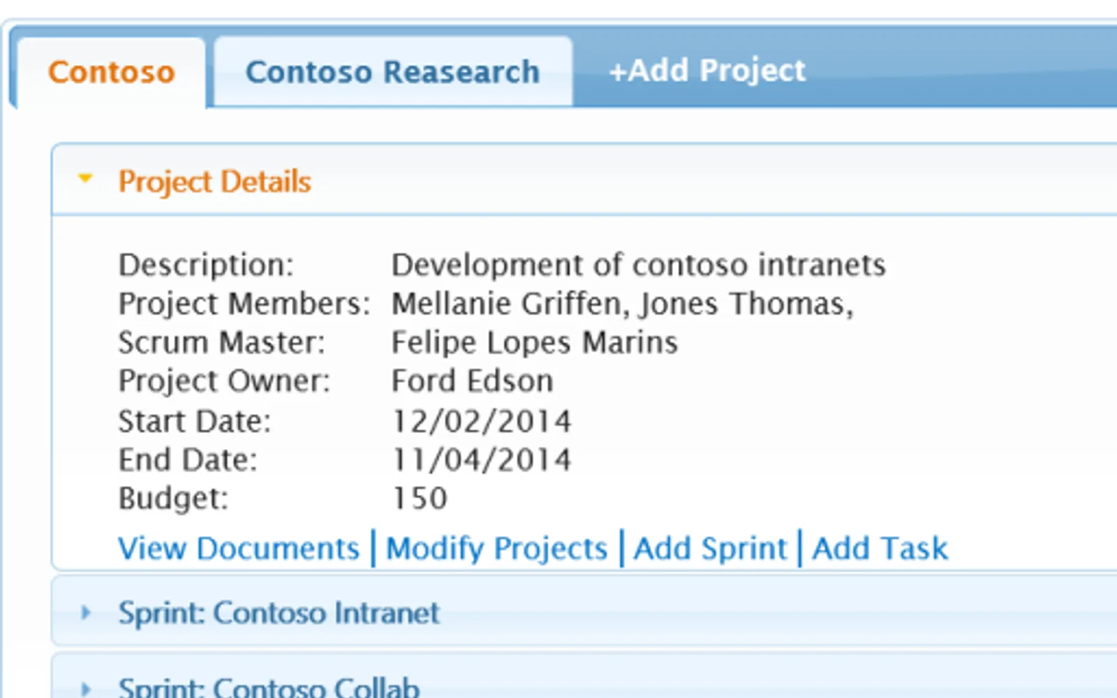 Agile Scrum Dashboard — screenshot from the Microsoft Marketplace listing