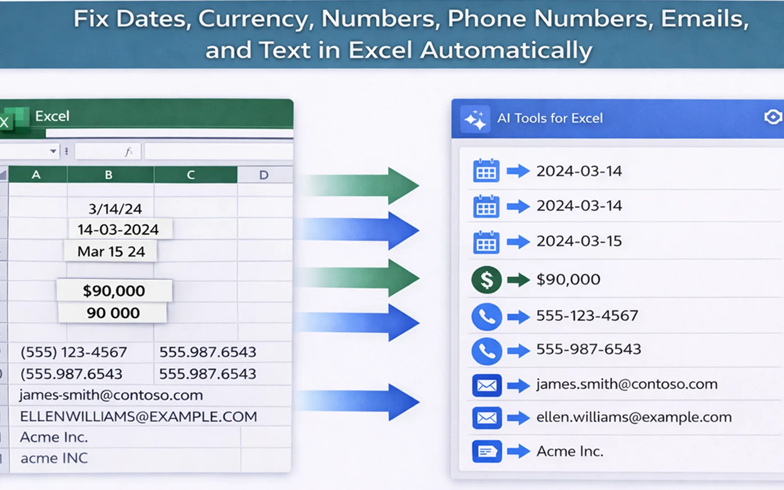 AI Tools For Excel — screenshot from the Microsoft Marketplace listing
