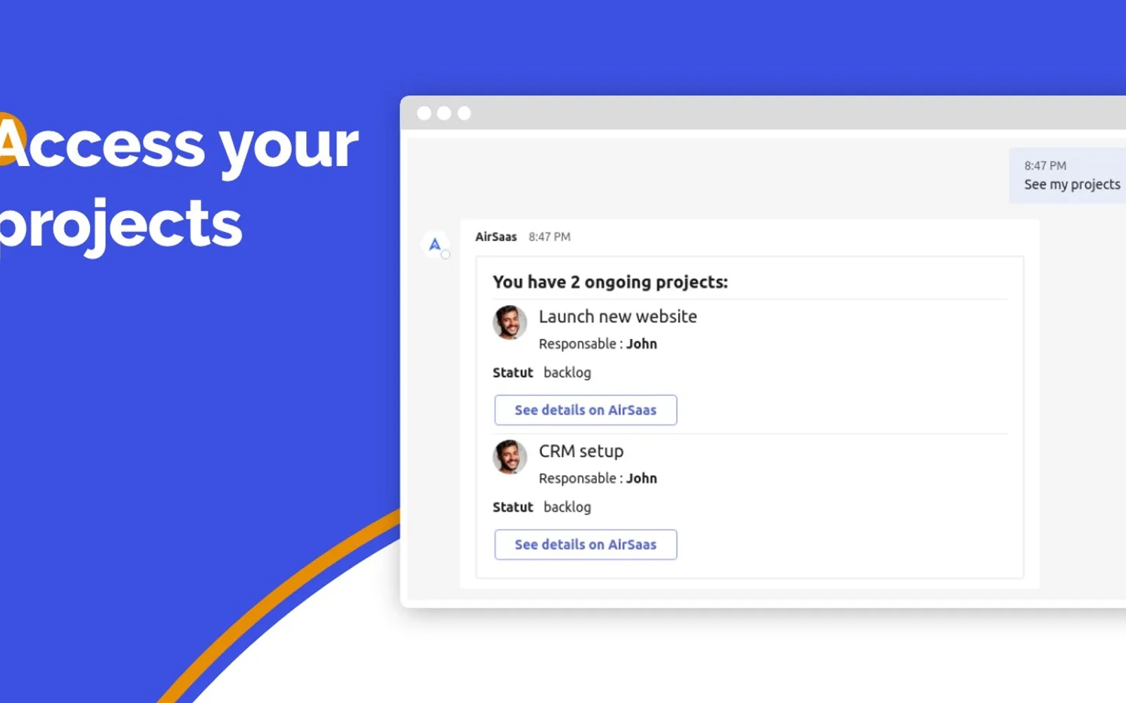 AirSaas — screenshot from the Microsoft Marketplace listing