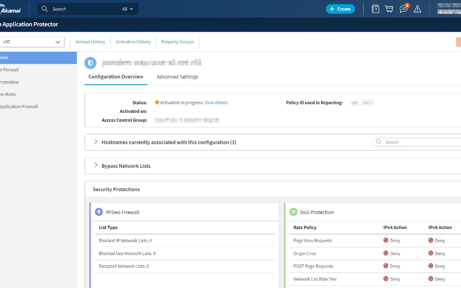 Akamai Web Application Protector — screenshot from the Microsoft Marketplace listing