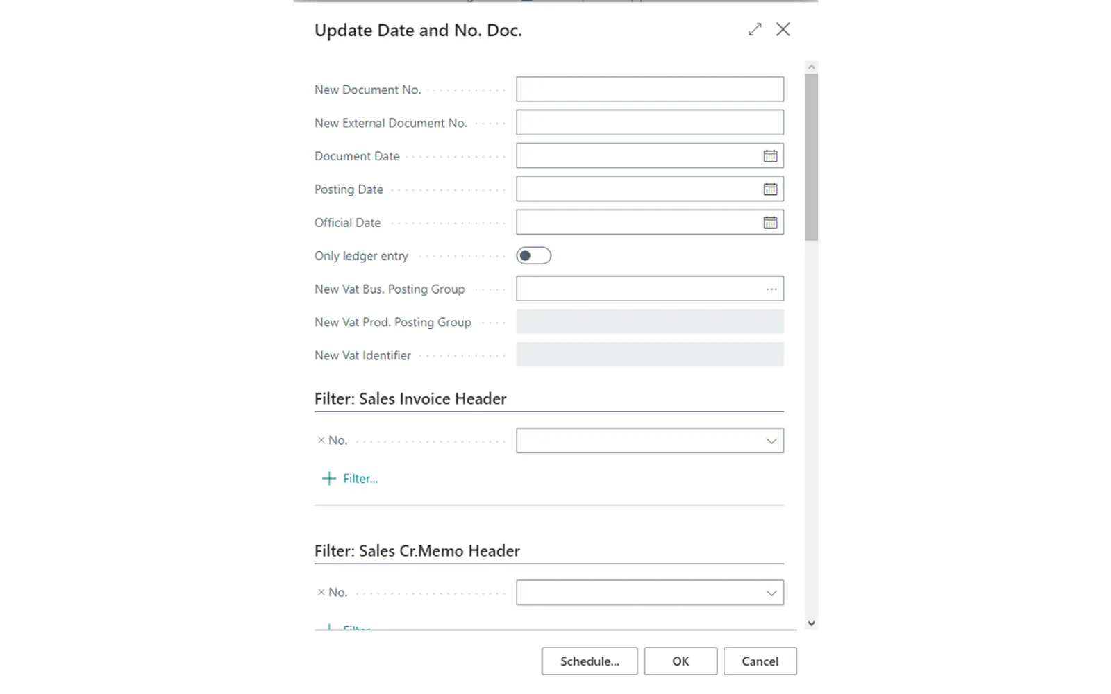 AL Update Posted Documents — screenshot from the Microsoft Marketplace listing