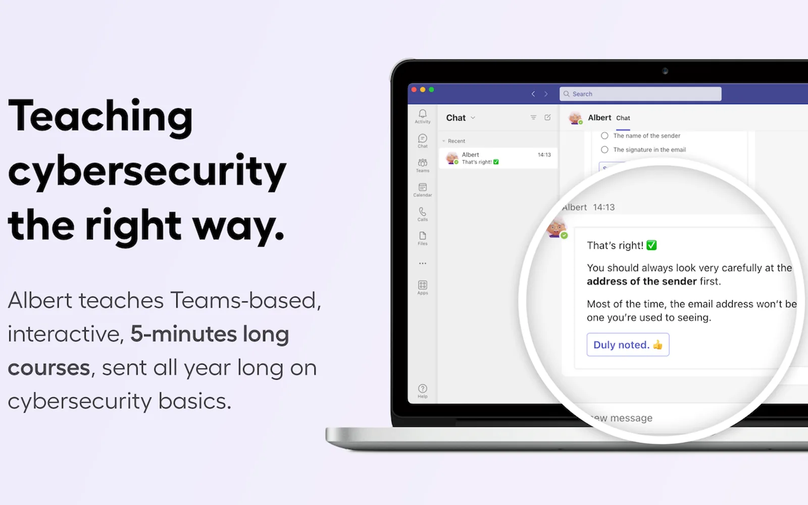 Albert — screenshot from the Microsoft Marketplace listing