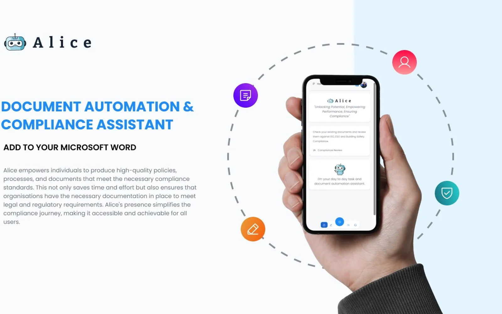 Alice — screenshot from the Microsoft Marketplace listing