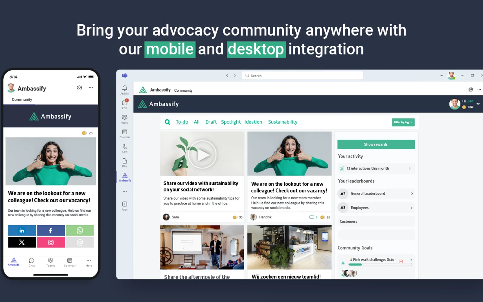 Ambassify — screenshot from the Microsoft Marketplace listing