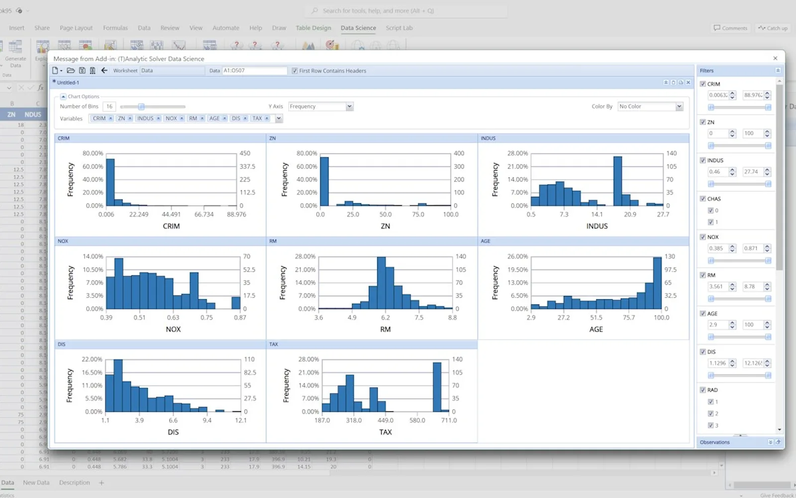 Analytic Solver Data Science — screenshot from the Microsoft Marketplace listing