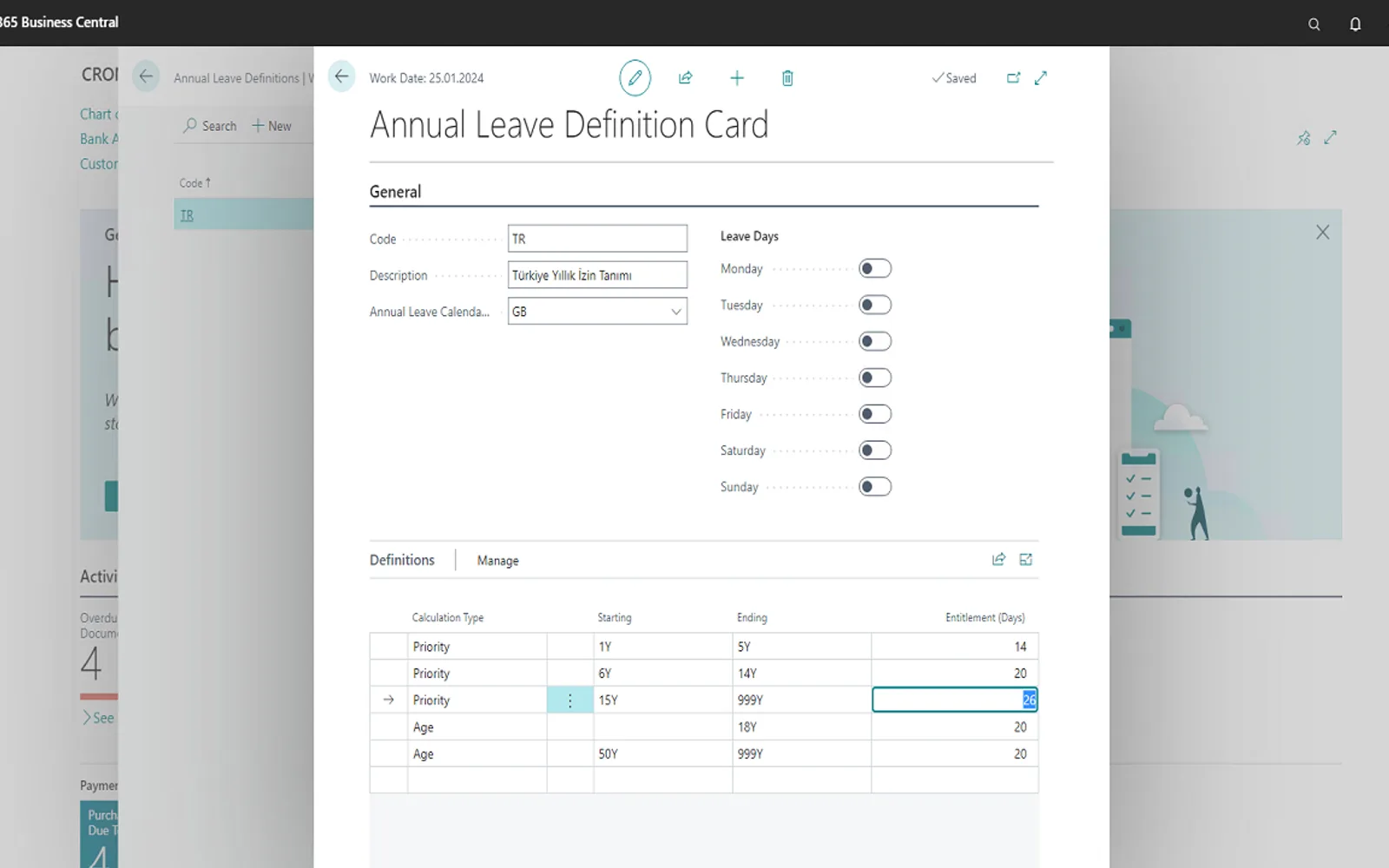 Annual Leave Management — screenshot from the Microsoft Marketplace listing