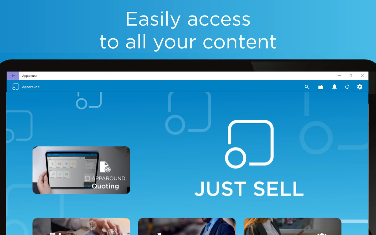 Apparound — screenshot from the Microsoft Marketplace listing