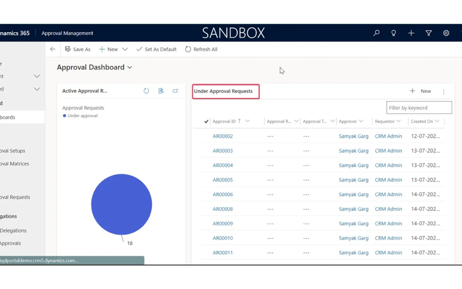 Approval Management — screenshot from the Microsoft Marketplace listing