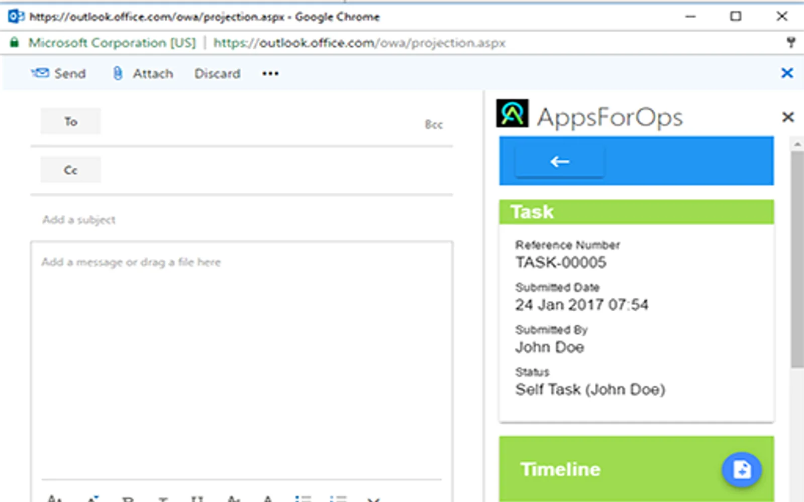 AppsForOps — screenshot from the Microsoft Marketplace listing