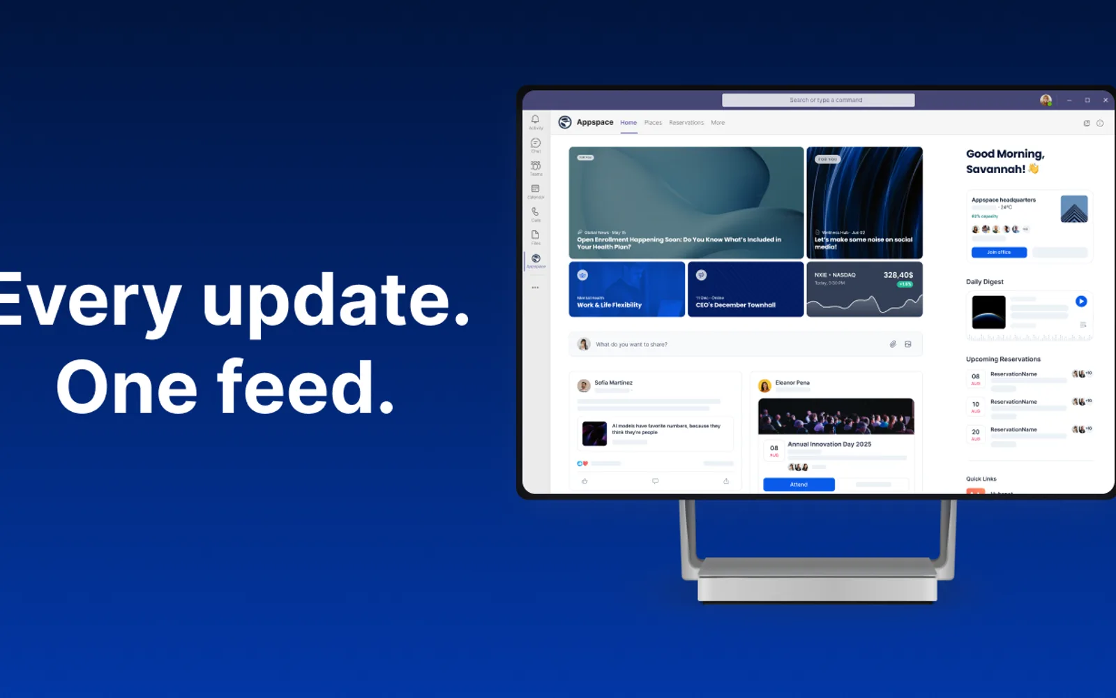 Appspace — screenshot from the Microsoft Marketplace listing