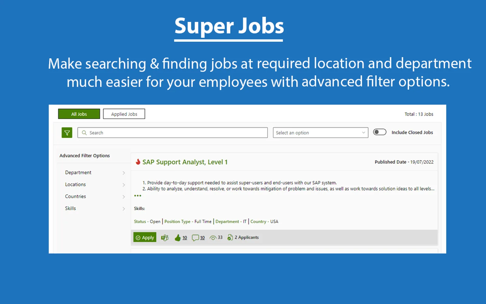 AQL Super Jobs — screenshot from the Microsoft Marketplace listing