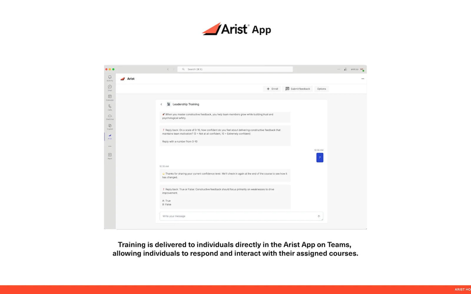 Arist — screenshot from the Microsoft Marketplace listing