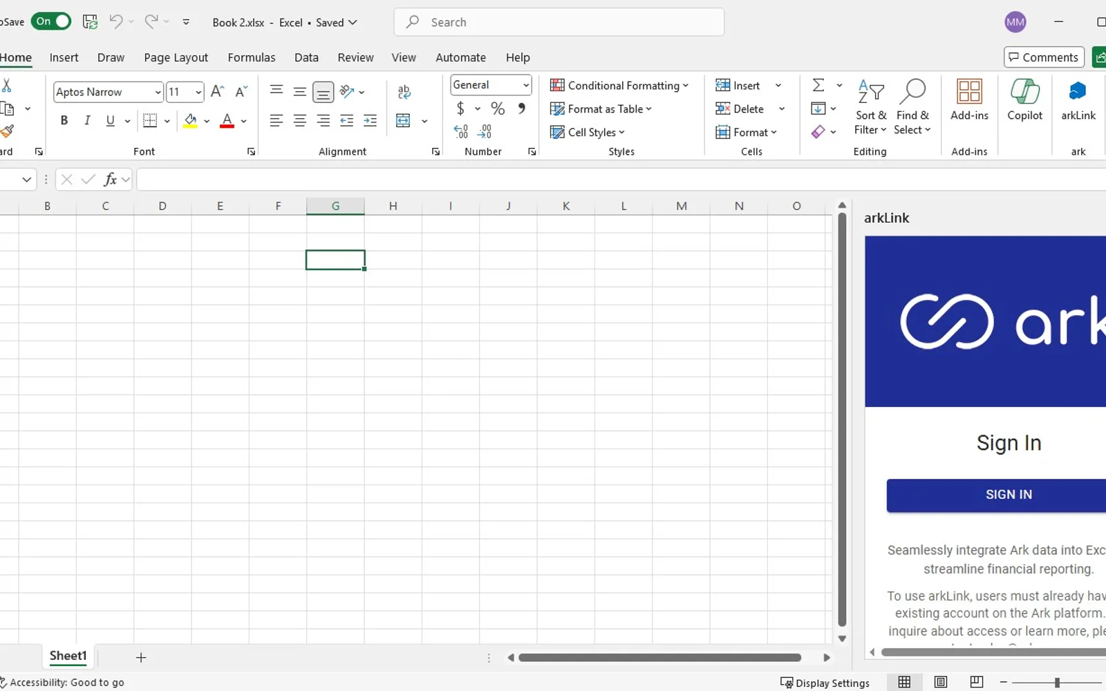 arkLink — screenshot from the Microsoft Marketplace listing