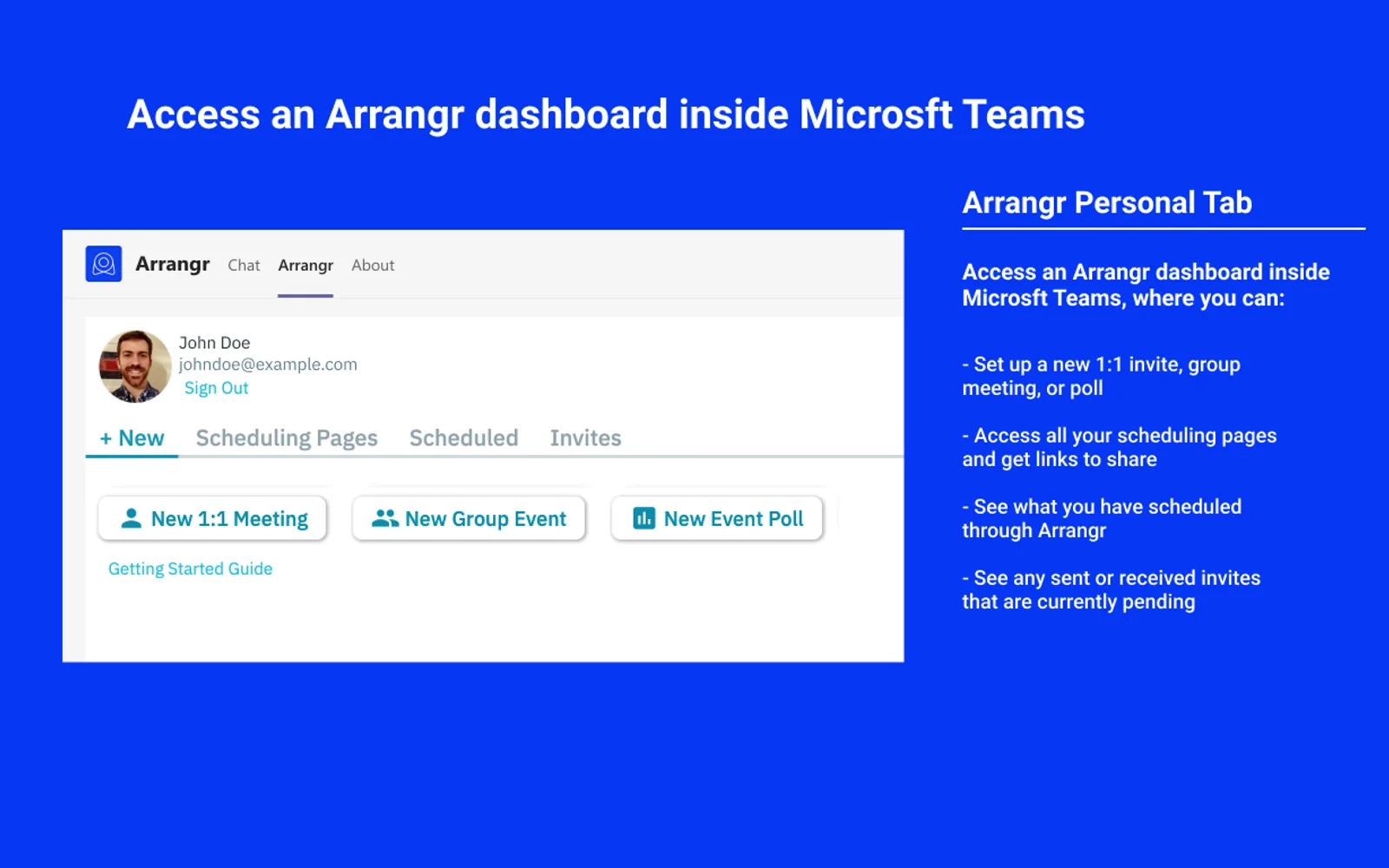 Arrangr — screenshot from the Microsoft Marketplace listing