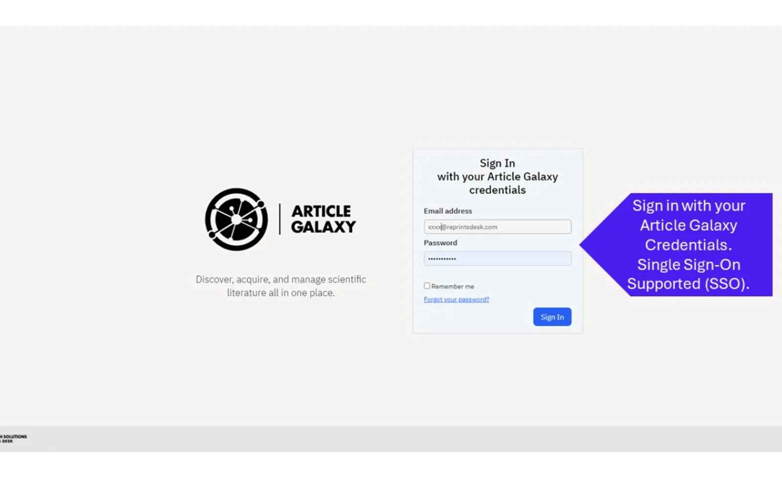 Article Galaxy — screenshot from the Microsoft Marketplace listing