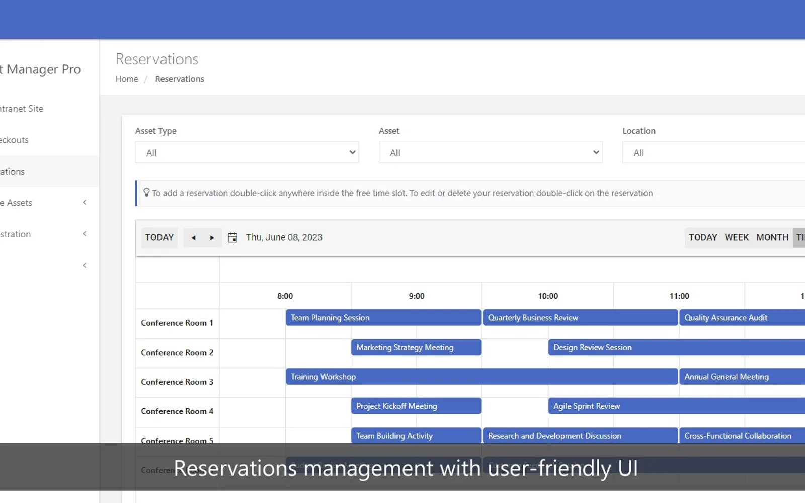 Asset Manager Pro — screenshot from the Microsoft Marketplace listing