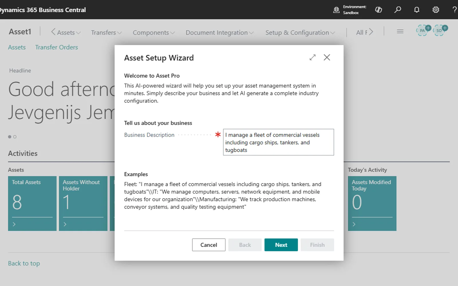 Asset Pro — screenshot from the Microsoft Marketplace listing