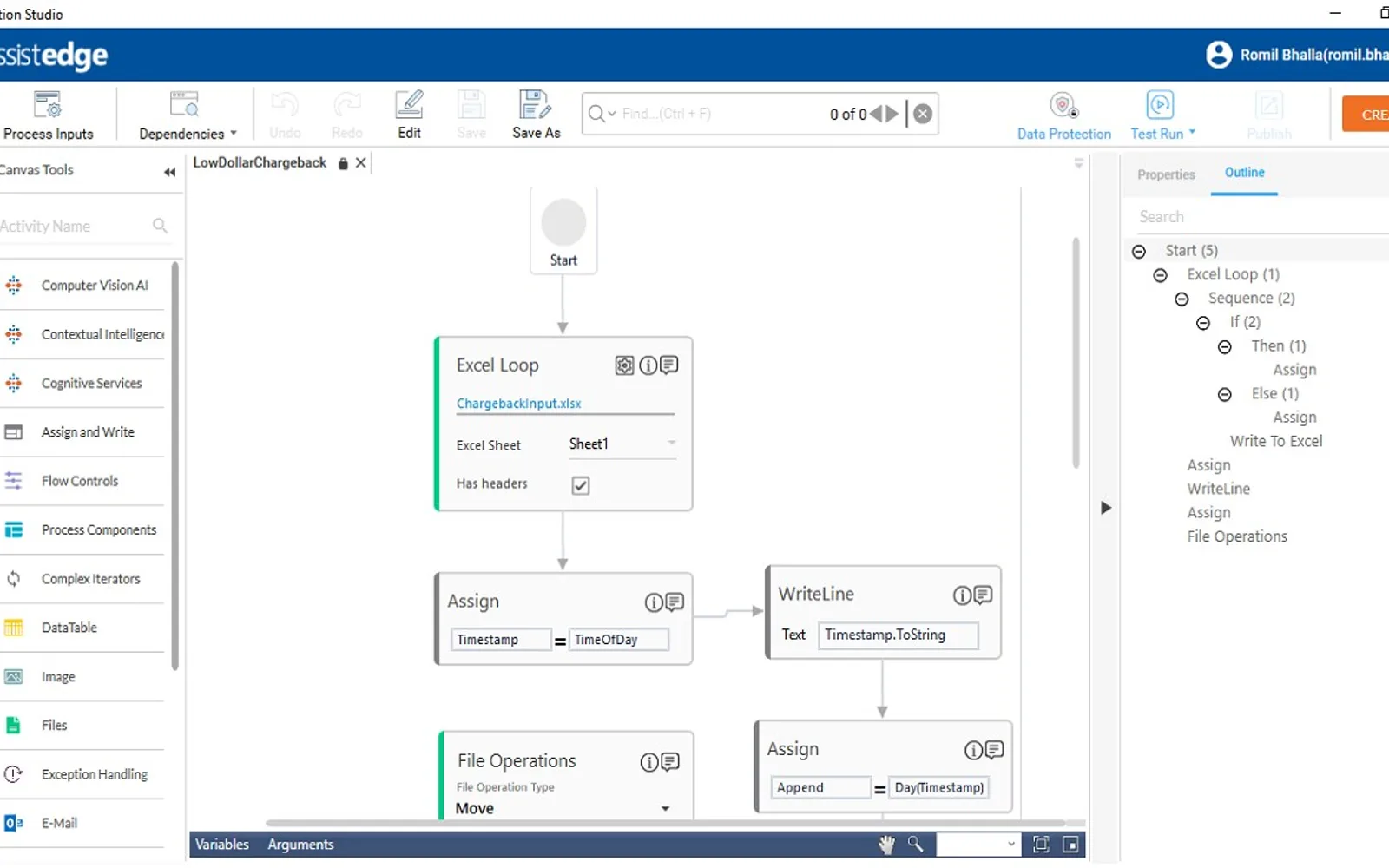 AssistEdge RPA — screenshot from the Microsoft Marketplace listing