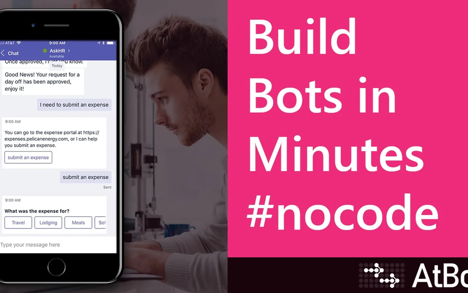 AtBot Bot as a Service — screenshot from the Microsoft Marketplace listing