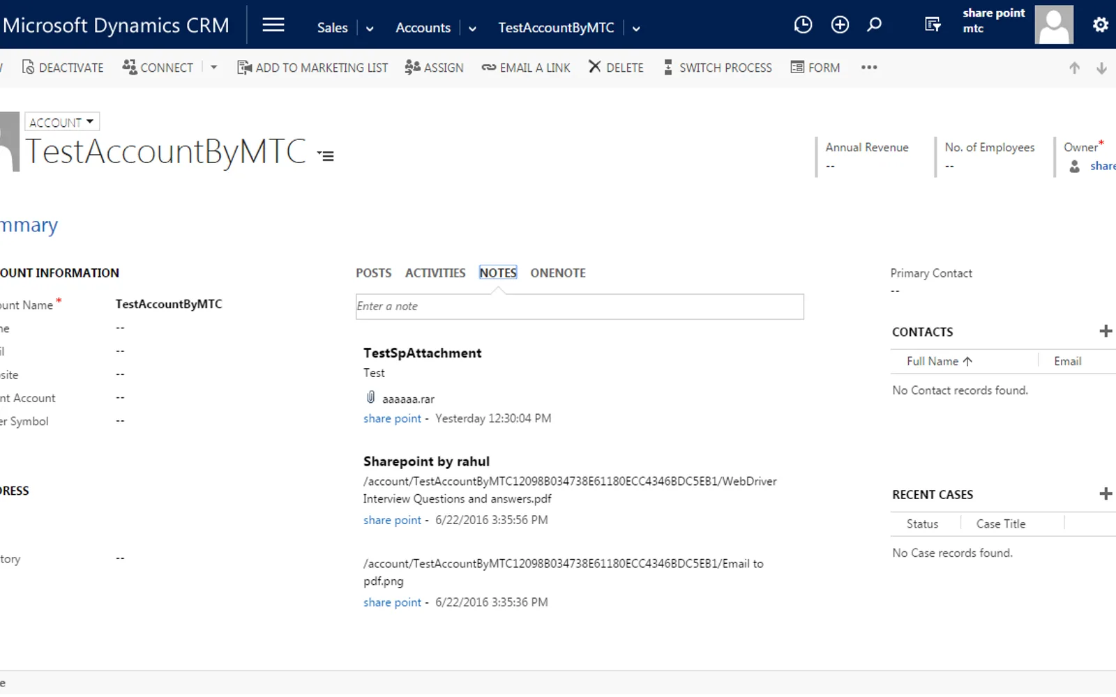 Attachment To Sharepoint — screenshot from the Microsoft Marketplace listing