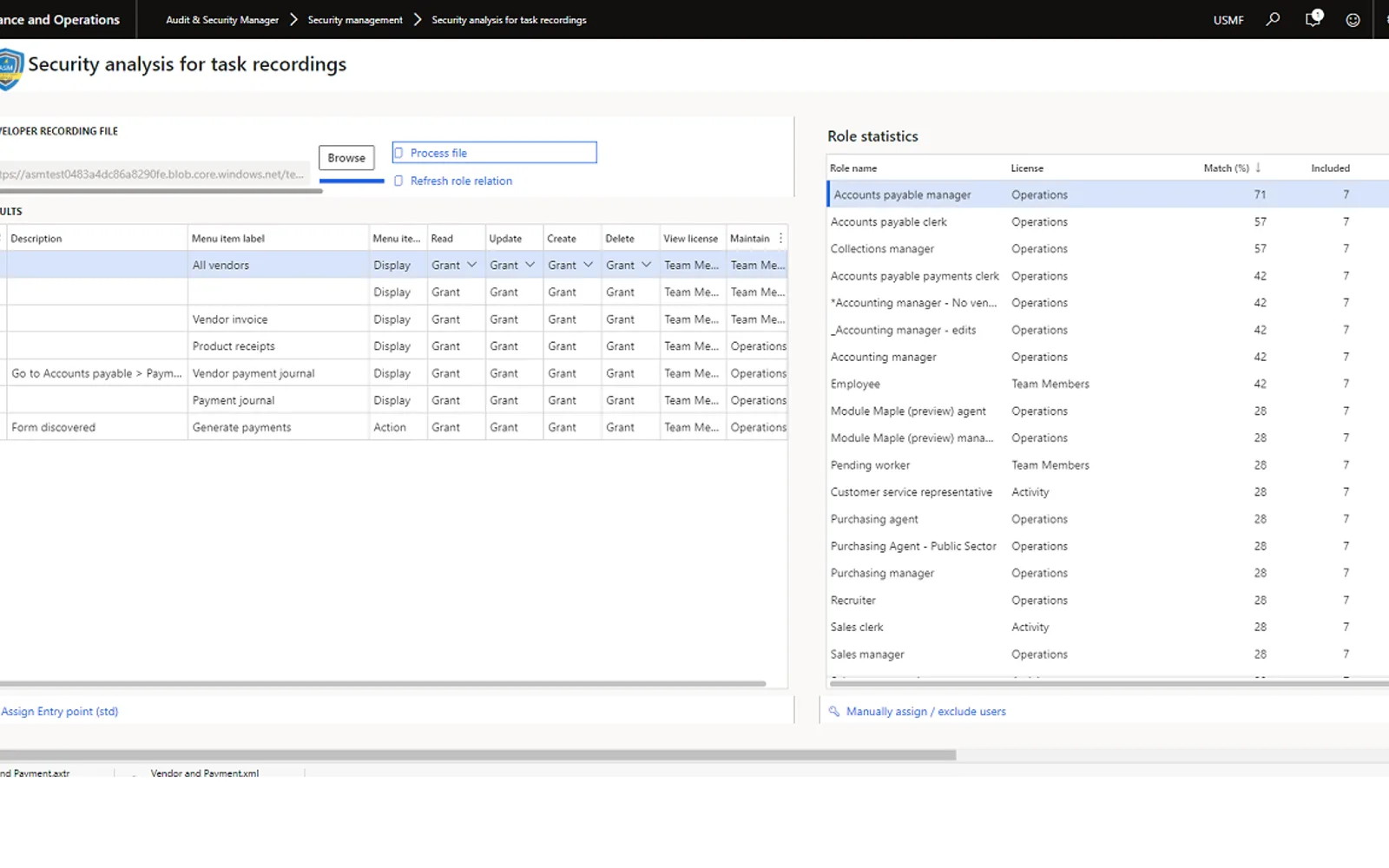 Audit and Security Manager — screenshot from the Microsoft Marketplace listing
