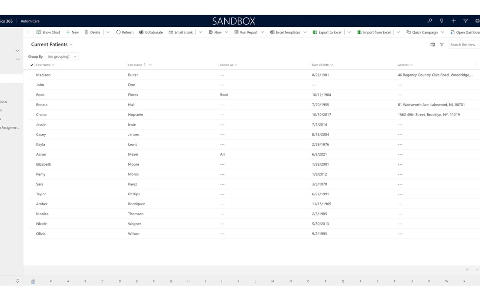 AutismCare — screenshot from the Microsoft Marketplace listing