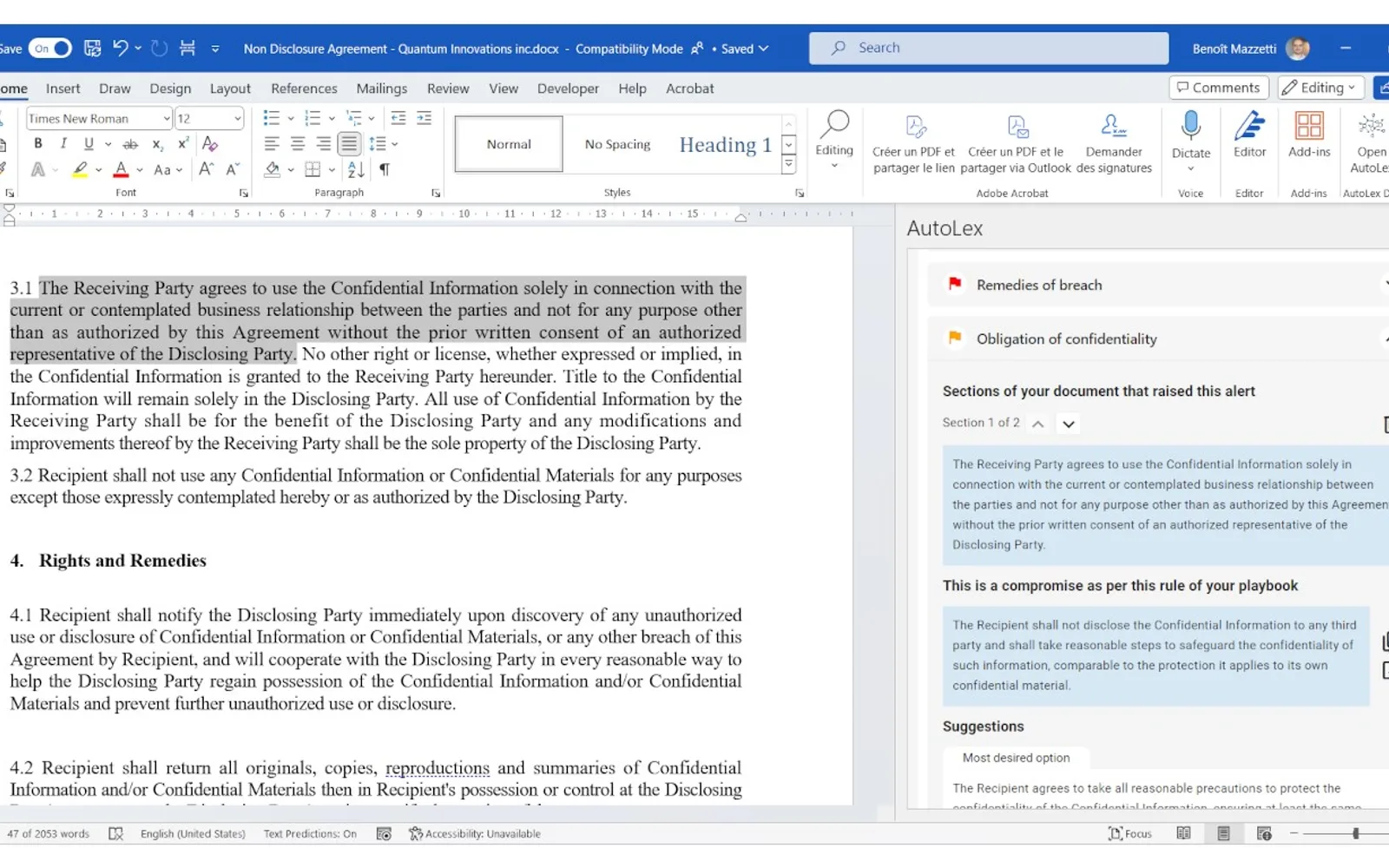 AutoLex AI — screenshot from the Microsoft Marketplace listing