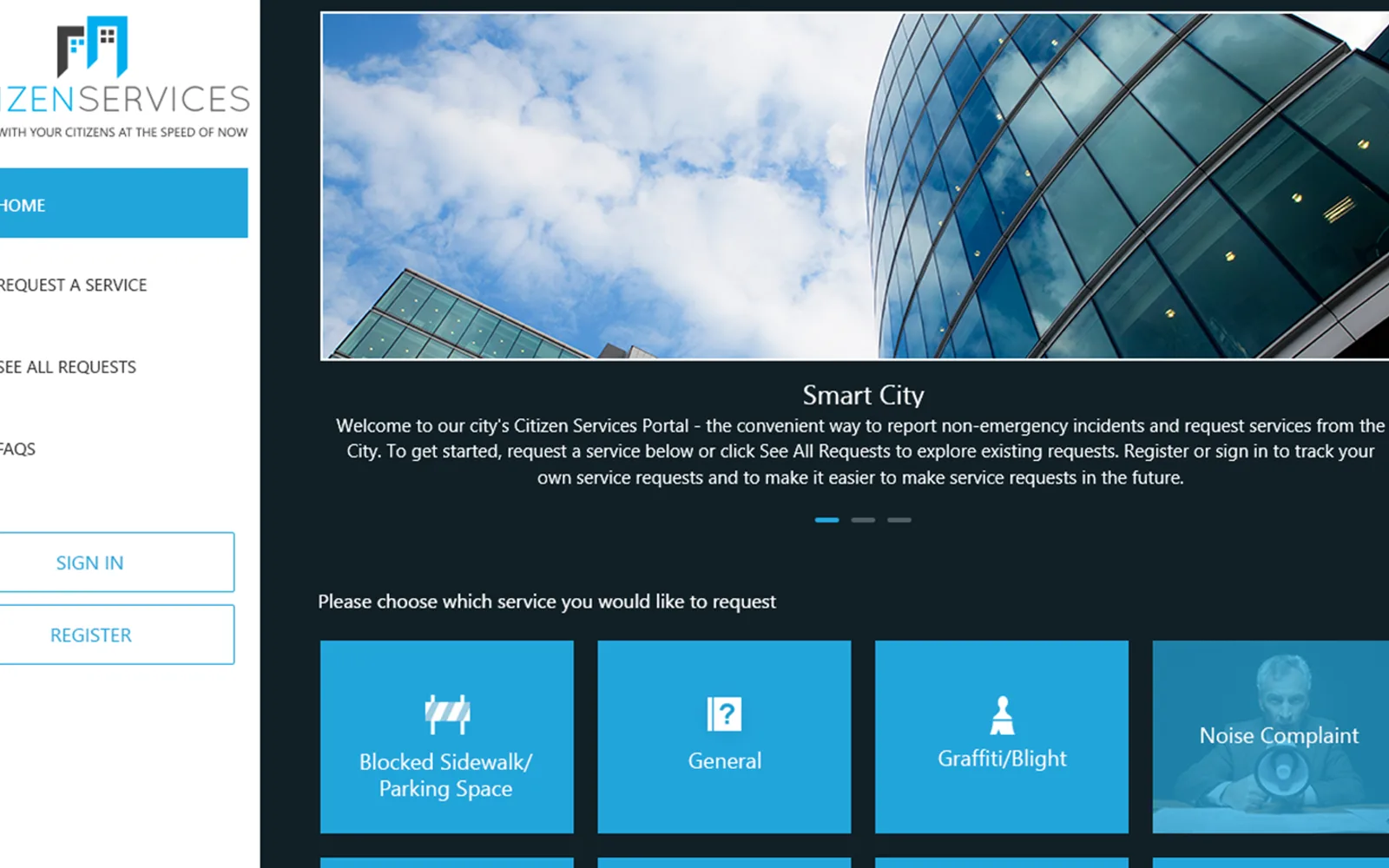 AvePoint Citizen Services — screenshot from the Microsoft Marketplace listing