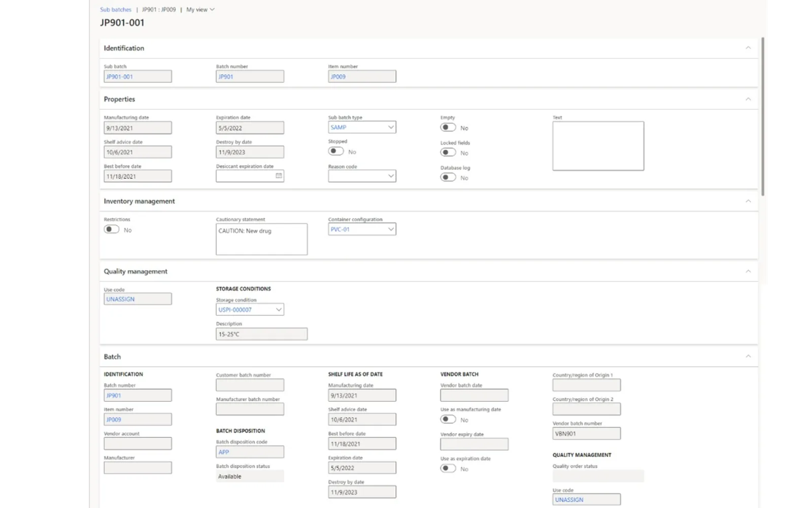 AX for Pharma 365™ — screenshot from the Microsoft Marketplace listing
