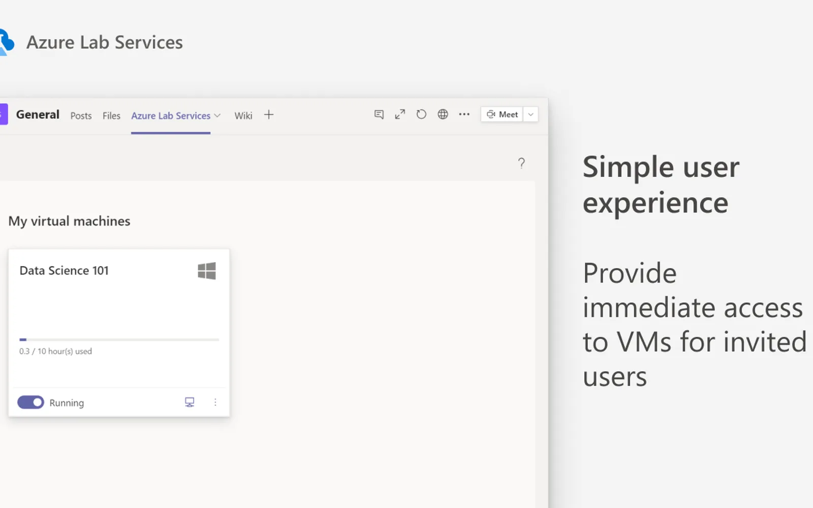Azure Lab Services — screenshot from the Microsoft Marketplace listing