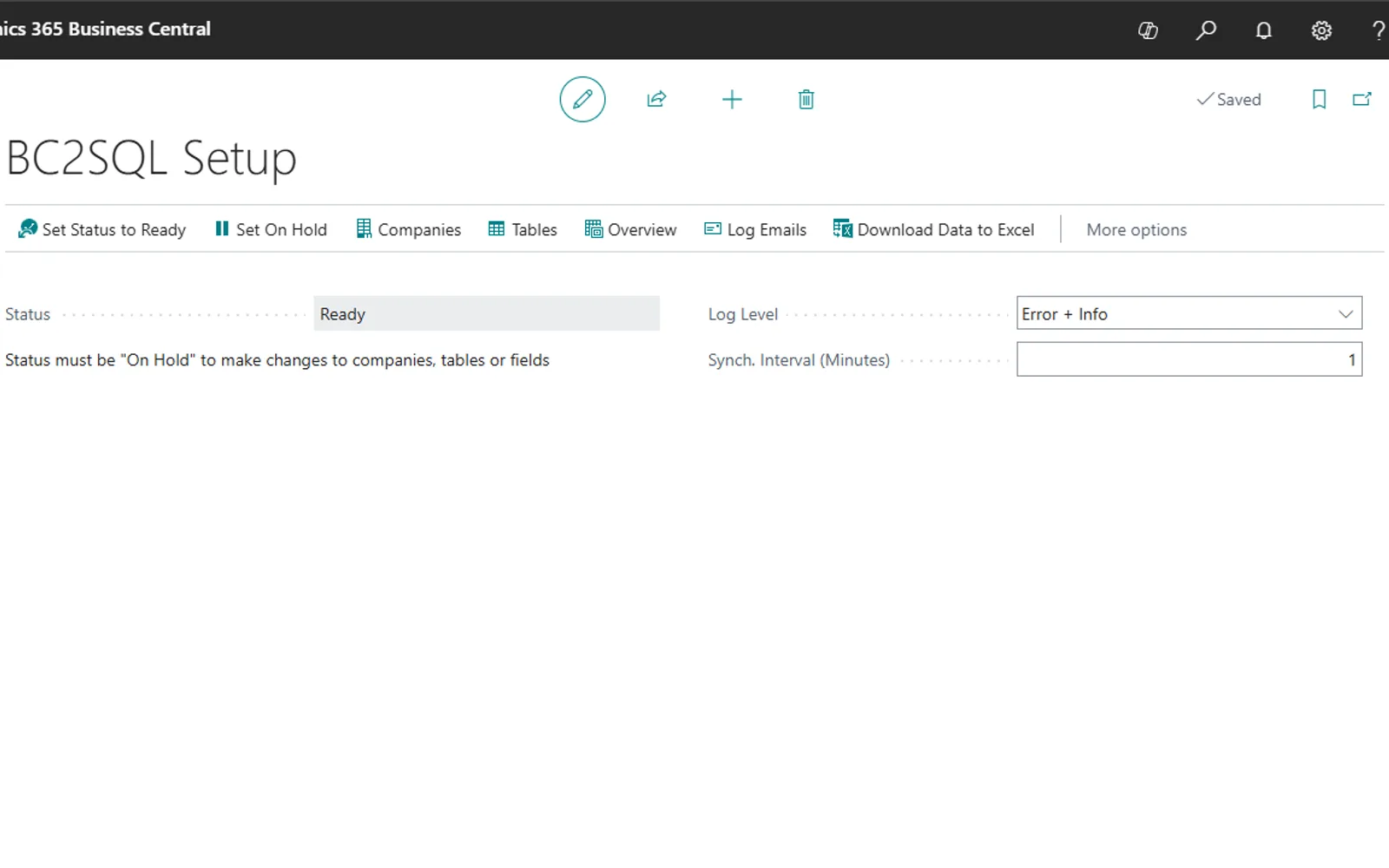 BC2SQL — screenshot from the Microsoft Marketplace listing