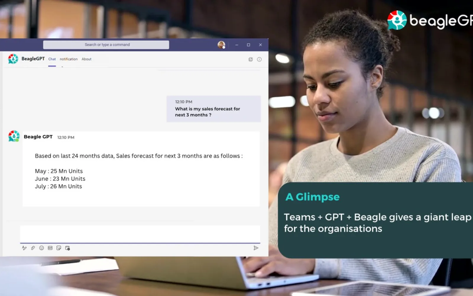 Beagle GPT — screenshot from the Microsoft Marketplace listing