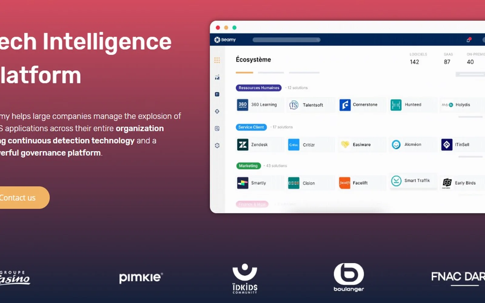 Beamy - Tech Intelligence Platform — screenshot from the Microsoft Marketplace listing
