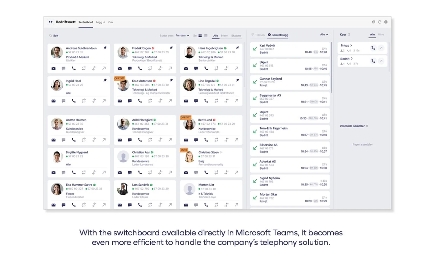 Bedriftsnett — screenshot from the Microsoft Marketplace listing