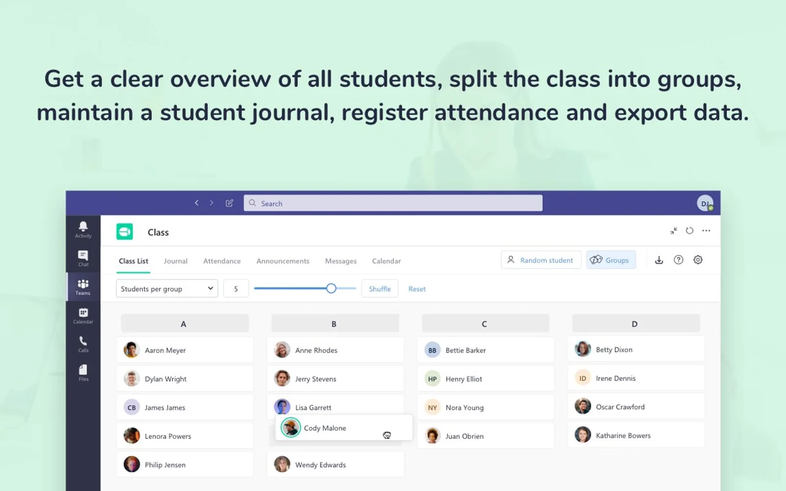 Beedle Classroom & Parent Engagement in Teams — screenshot from the Microsoft Marketplace listing