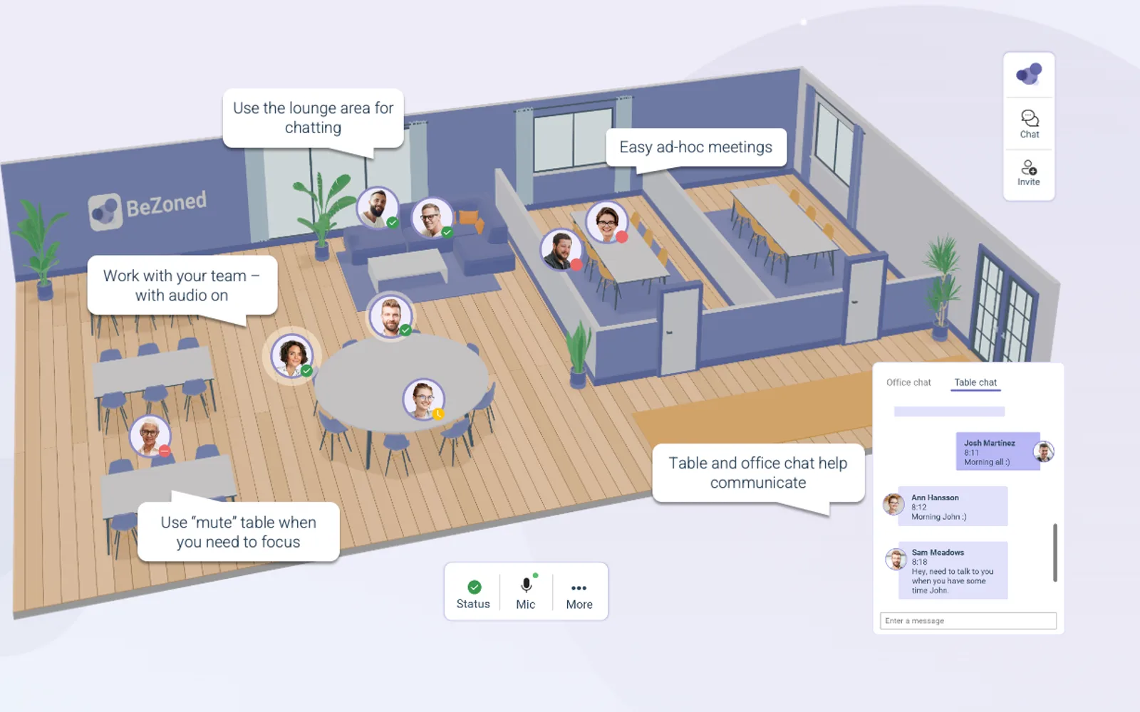 BeZoned — screenshot from the Microsoft Marketplace listing