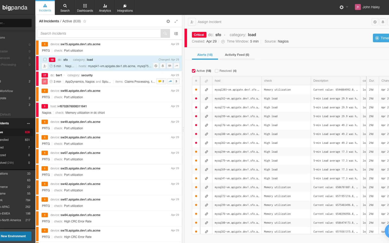 BigPanda AIOps — screenshot from the Microsoft Marketplace listing